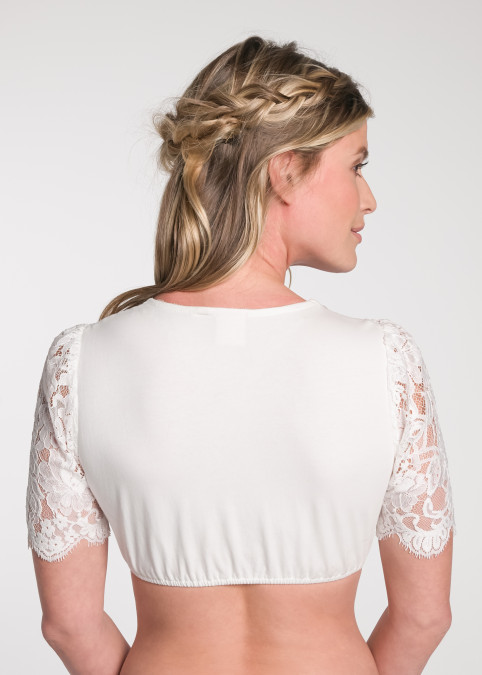 Dirndlbluse Pakuna Creme