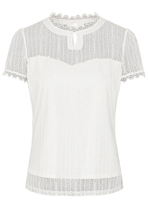 Trachtenbluse Nelly Offweiss