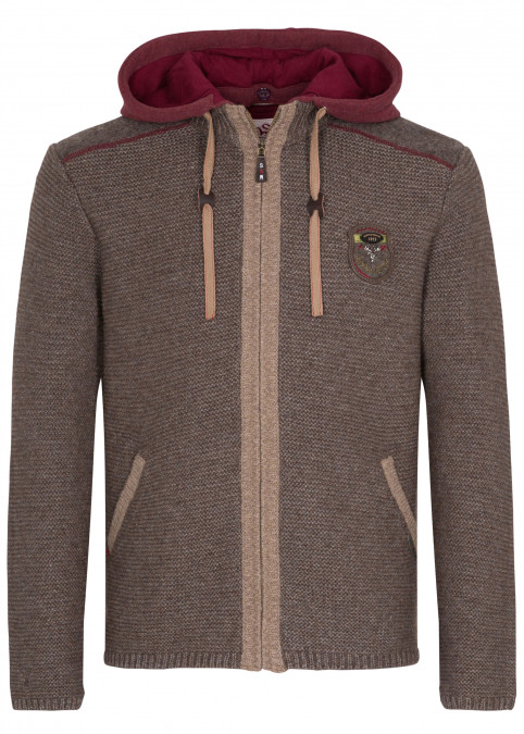 Strickjacke Dakar Beige-Braun