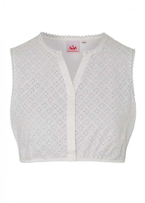 Dirndlbluse Theresa Offweiss