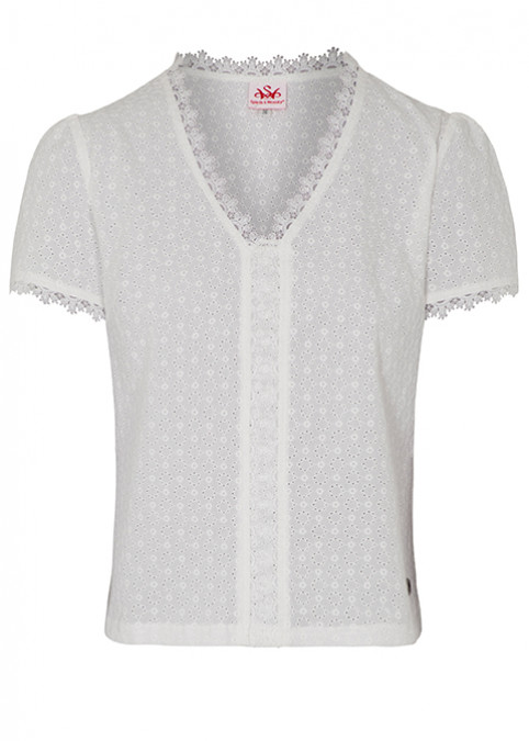 Trachtenbluse Tundra Creme