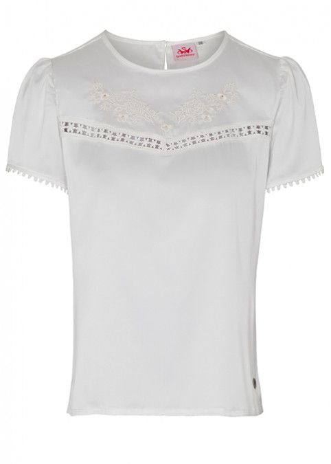 Trachtenbluse Trini Offweiss