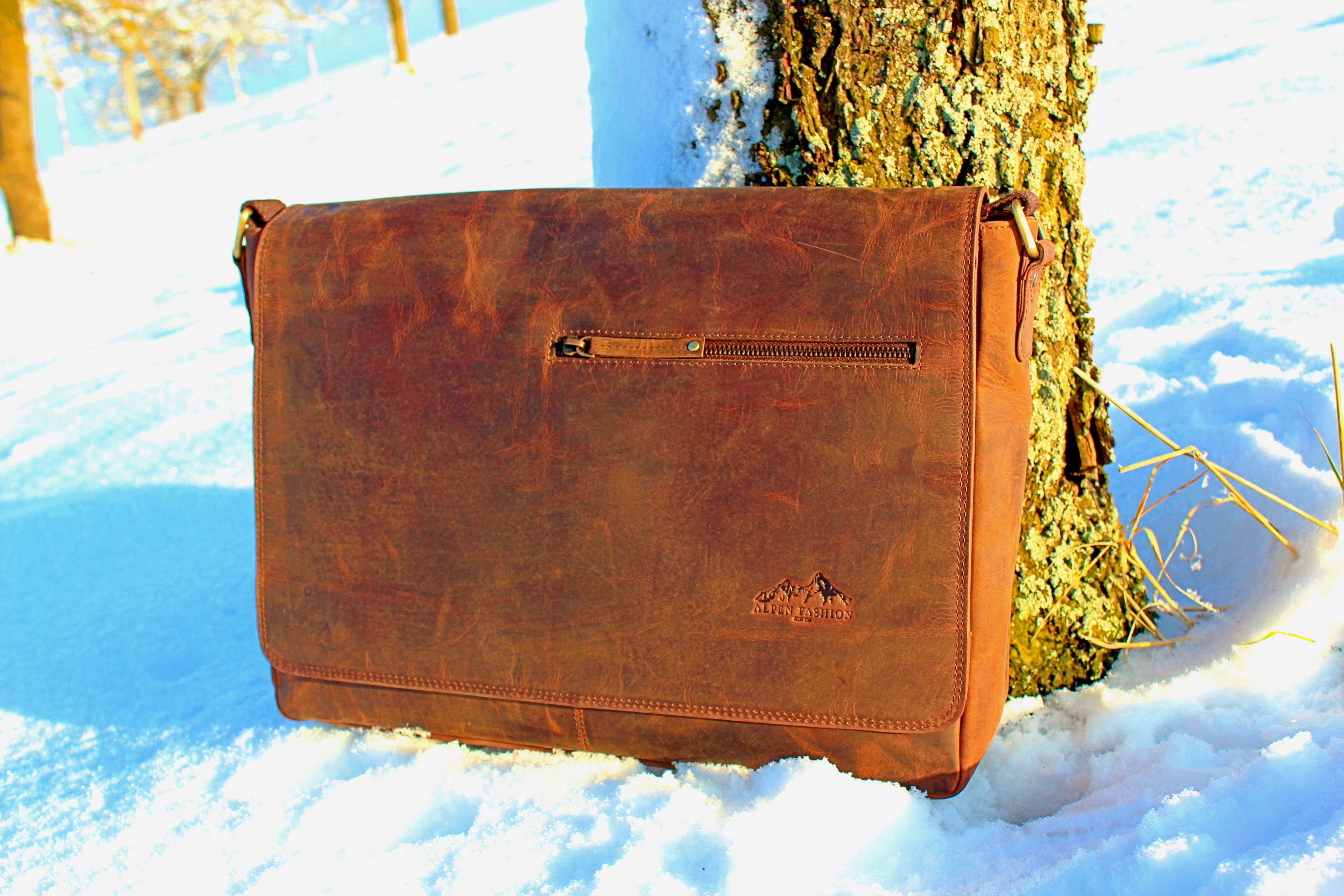 Laptop Tasche Braun
