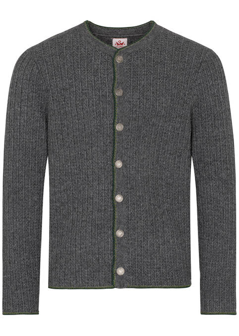 Strickjacke Plauen Grau