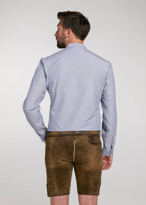 Trachtenhemd Woods Dunkelblau