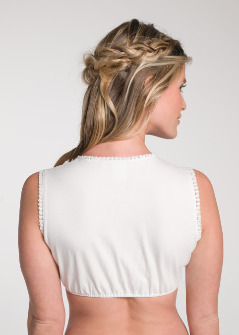 Dirndlbluse Theresa Offweiss