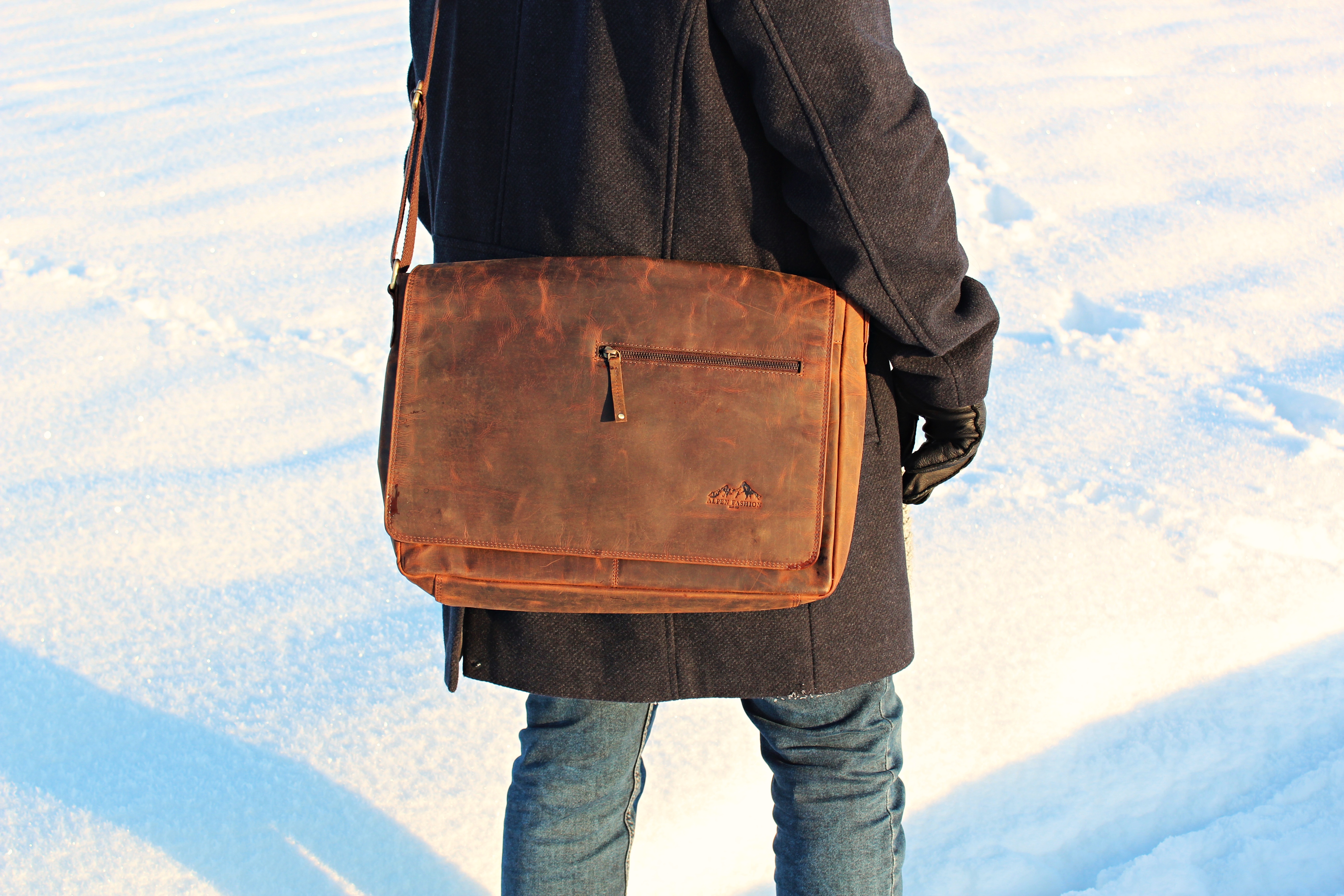 Laptop Tasche Braun