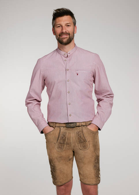 Trachtenhemd Woods Rot