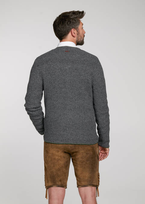 Strickjacke Plauen Grau