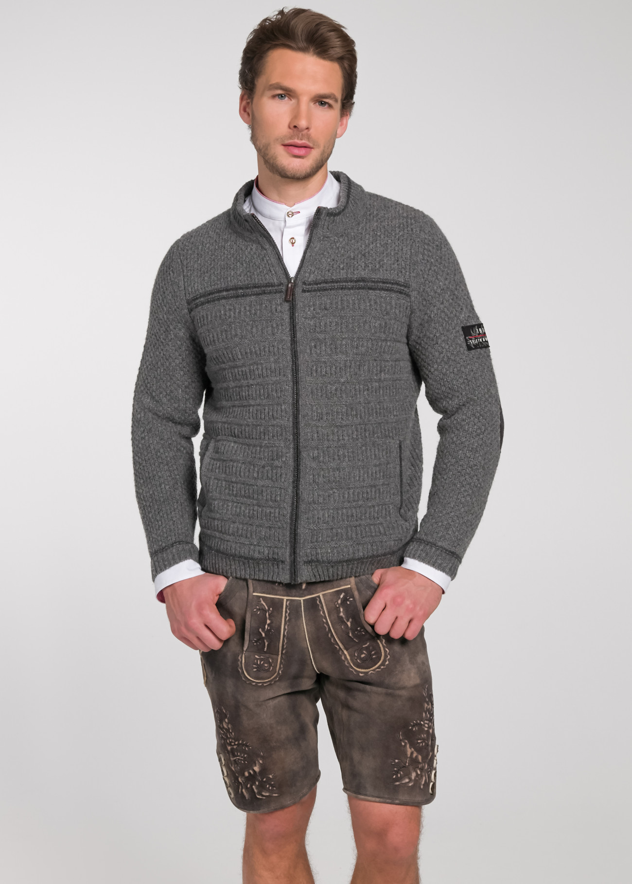 Strickjacke Tomek Grau
