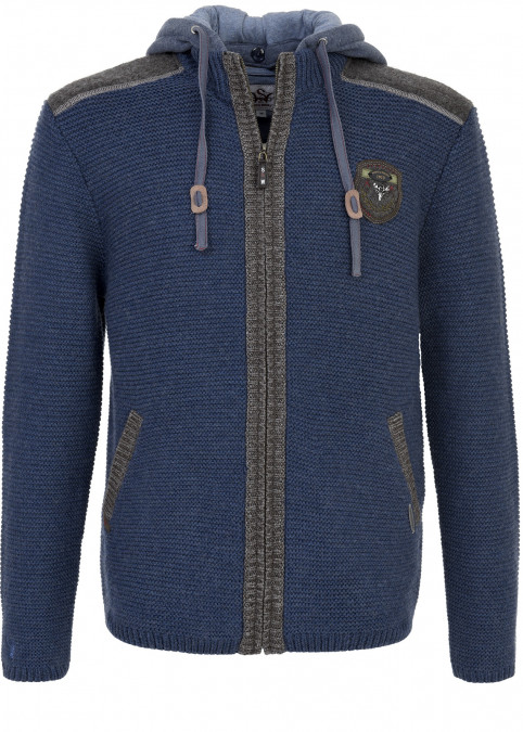 Strickjacke Dakar Jeansblau