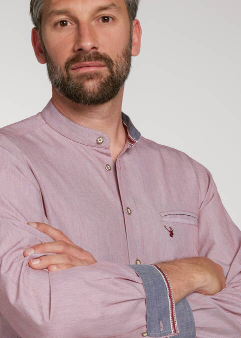 Trachtenhemd Woods Rot